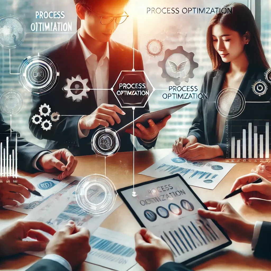 Illustration d’une équipe qui optimise ses processus marketing